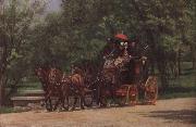 Thomas Eakins Wagon oil painting artist